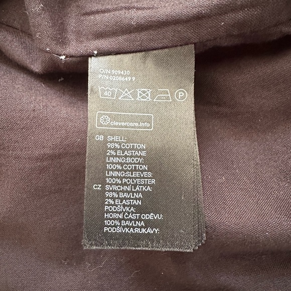 H&M Bomber Jacket - Black - 38R - Picture 3 of 3